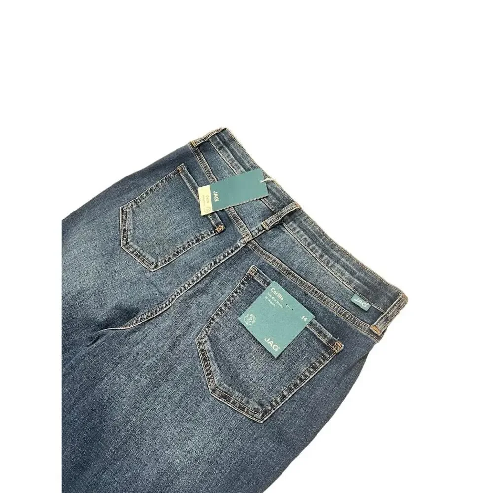 NWT! Jag Jeans Women's‎ Cecilia Mid Rise Skinny Jeans BLUE 14